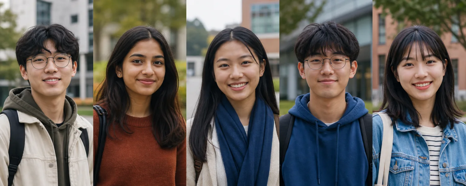 Representative portrait of an international student